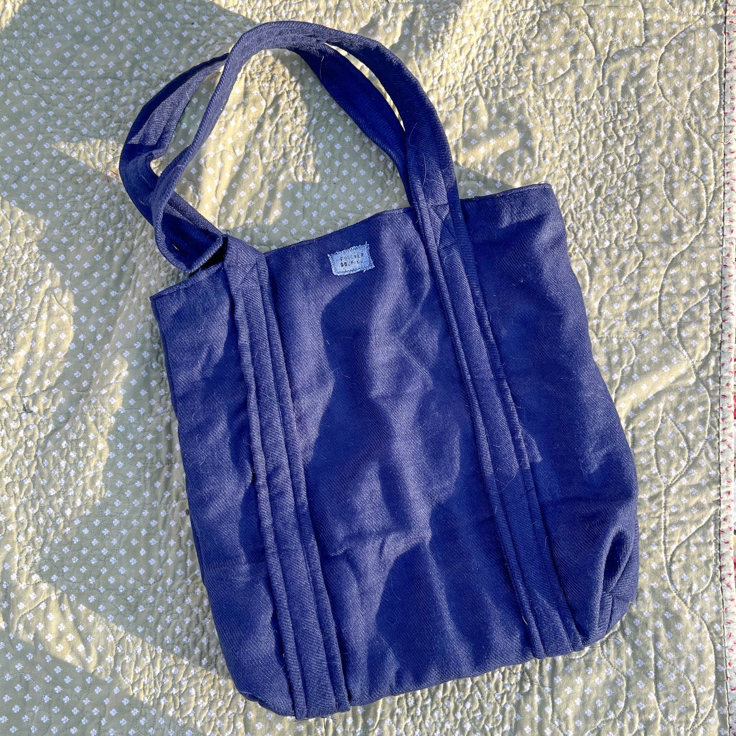 Navy Blue Shopper Tote
