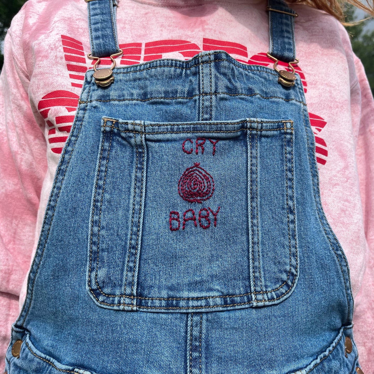 Cry Baby Cropped Overalls