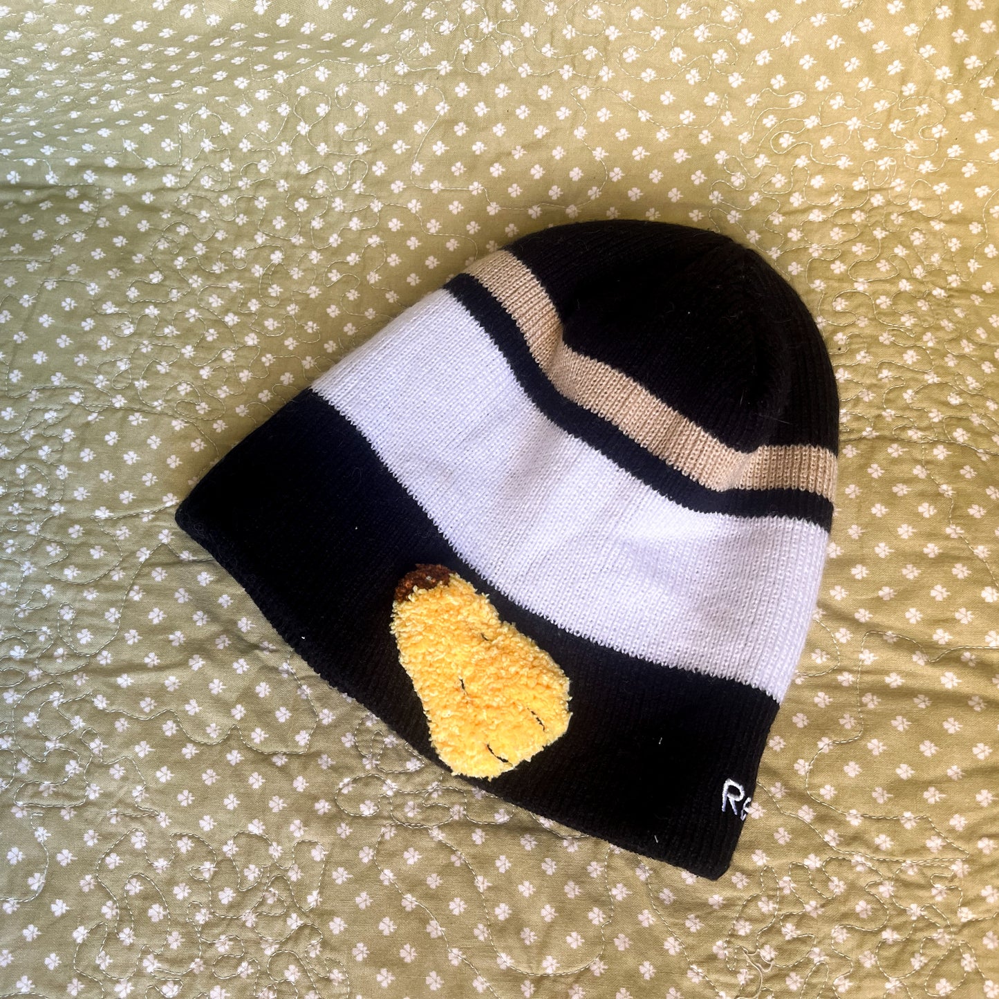 Hand Tufted Butternut Squash Beanie