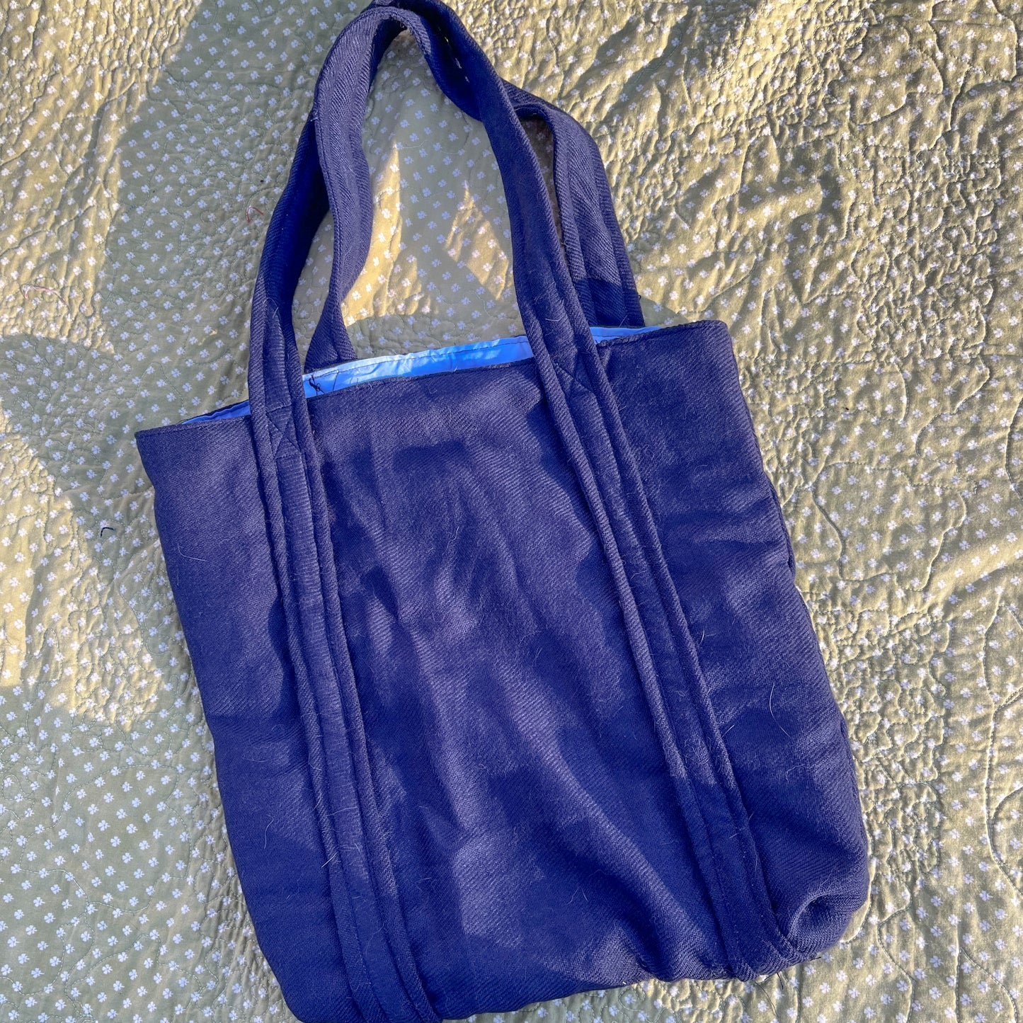 Navy Blue Shopper Tote