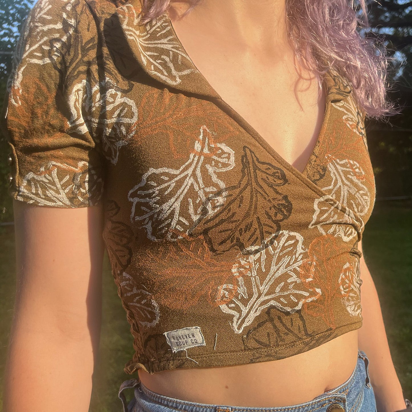 Kale-oflage Vneck Shirt