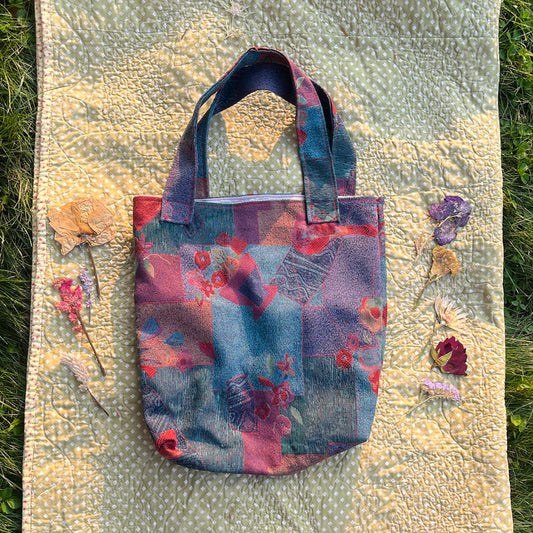 Infinity Vase Quilted Tote Bag