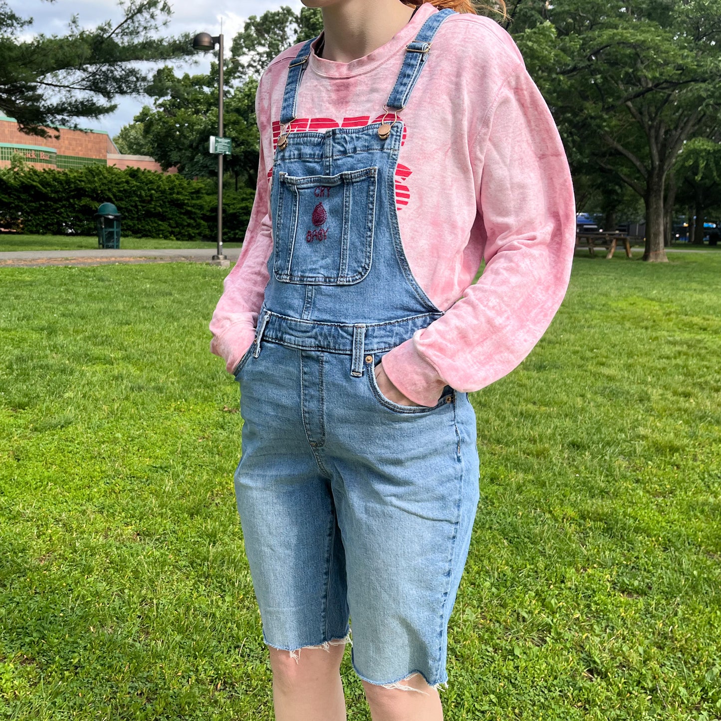 Cry Baby Cropped Overalls