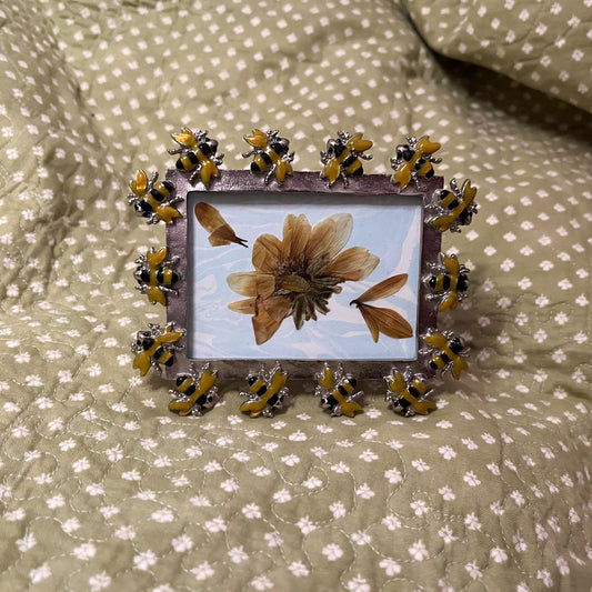 Bumblebee Frame Floral Art
