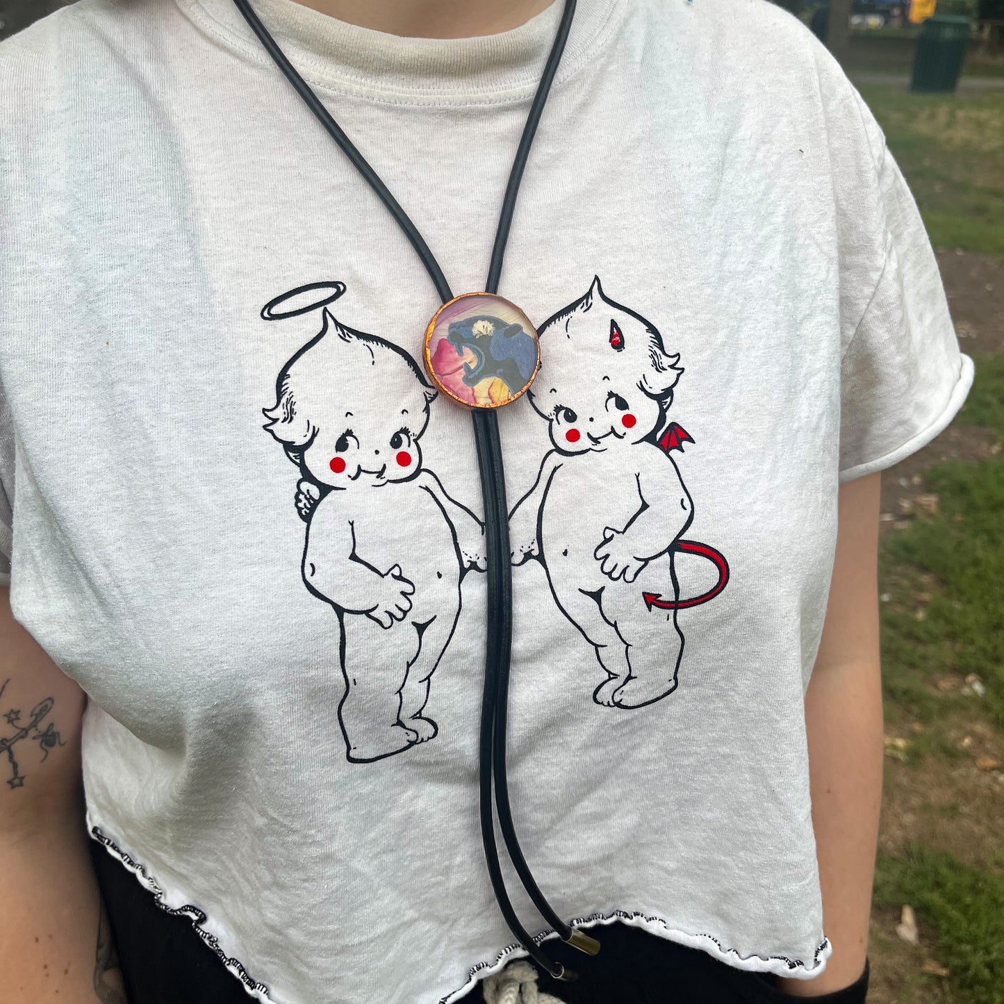 Roaring Panther Bolo Tie