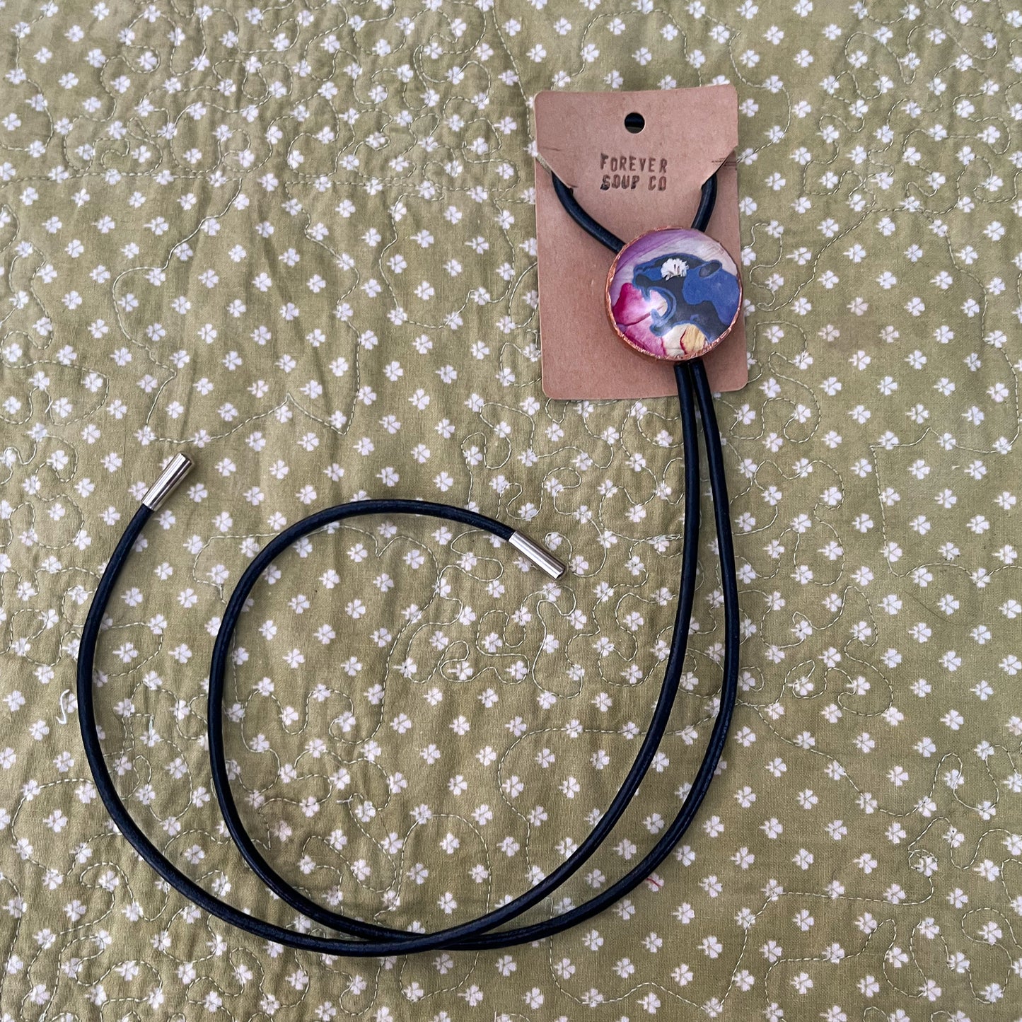 Roaring Panther Bolo Tie