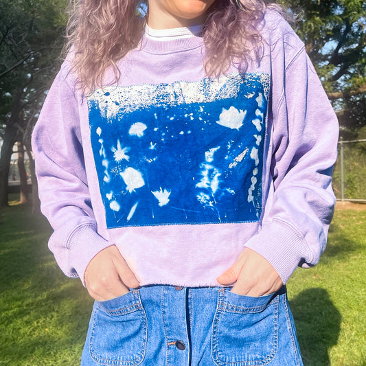 Cyanotype Patch Sweater