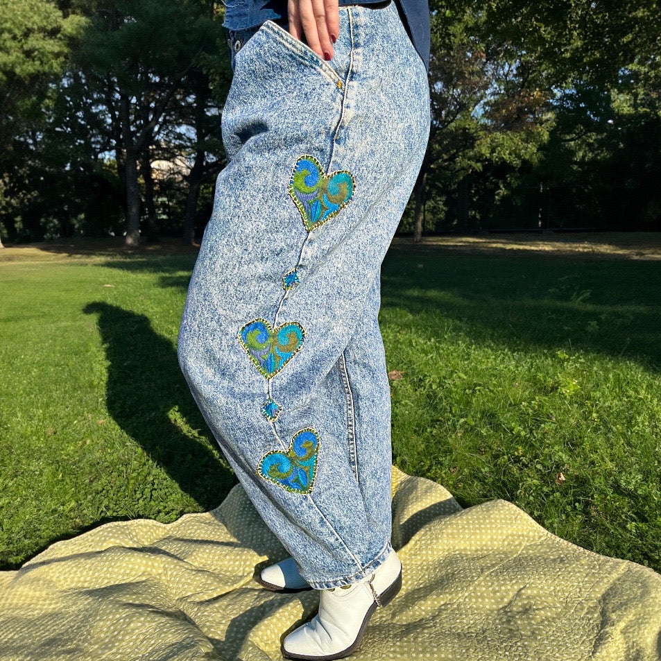 Vintage Heart Jeans