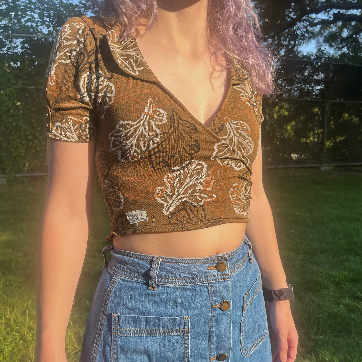 Kale-oflage Vneck Shirt