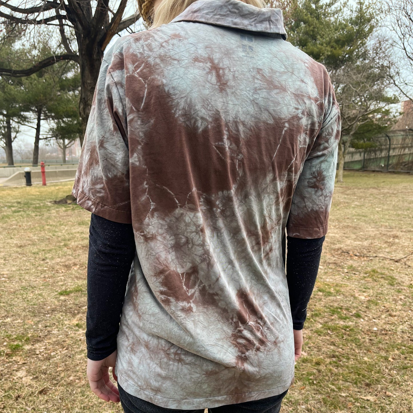 Short Sleeve Dyed Shirt