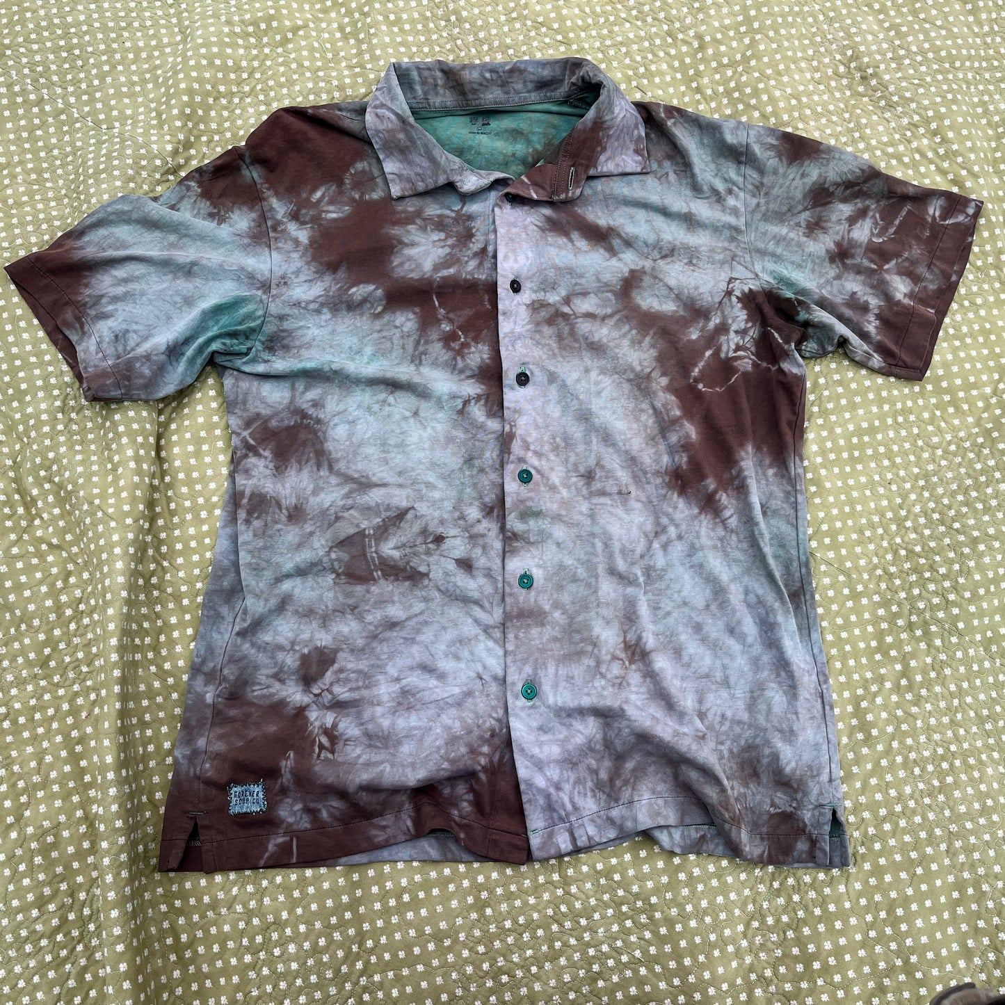 Short Sleeve Dyed Shirt