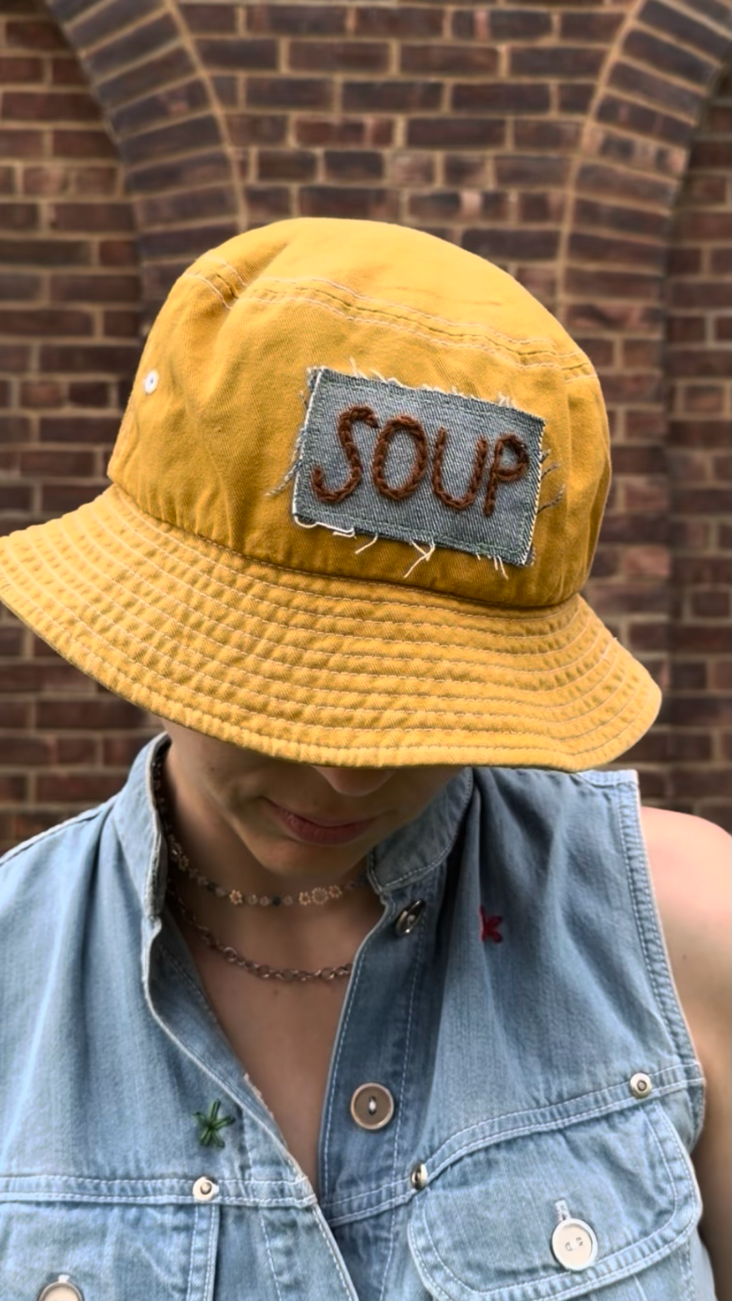 mustard SOUP bucket hat