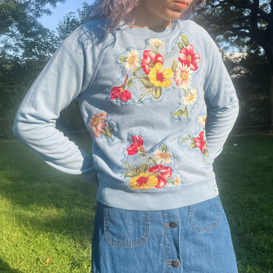 Floral Appliquéd Levi’s Sweater