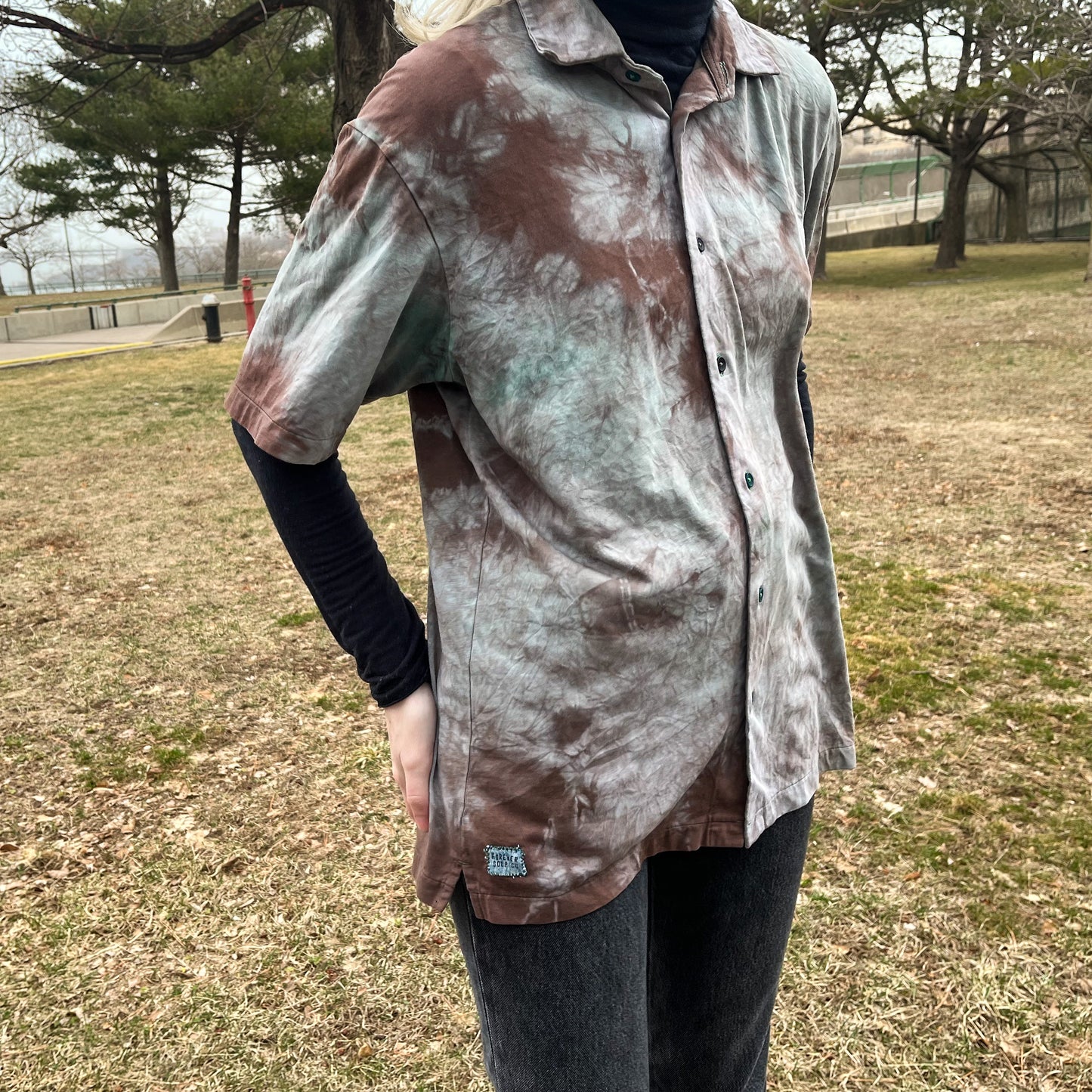 Short Sleeve Dyed Shirt