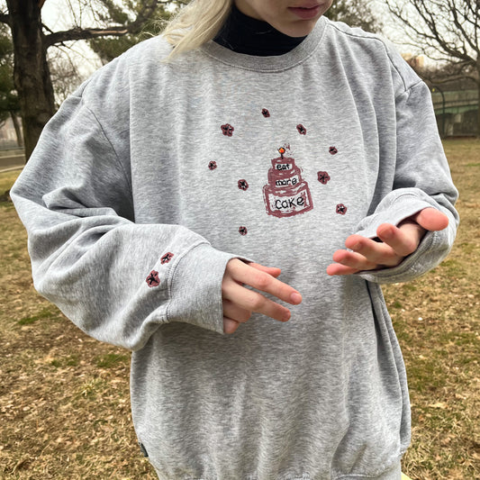 Eat More Cake Sweater