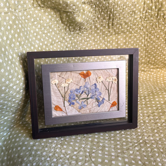 Double Framed Floral Art