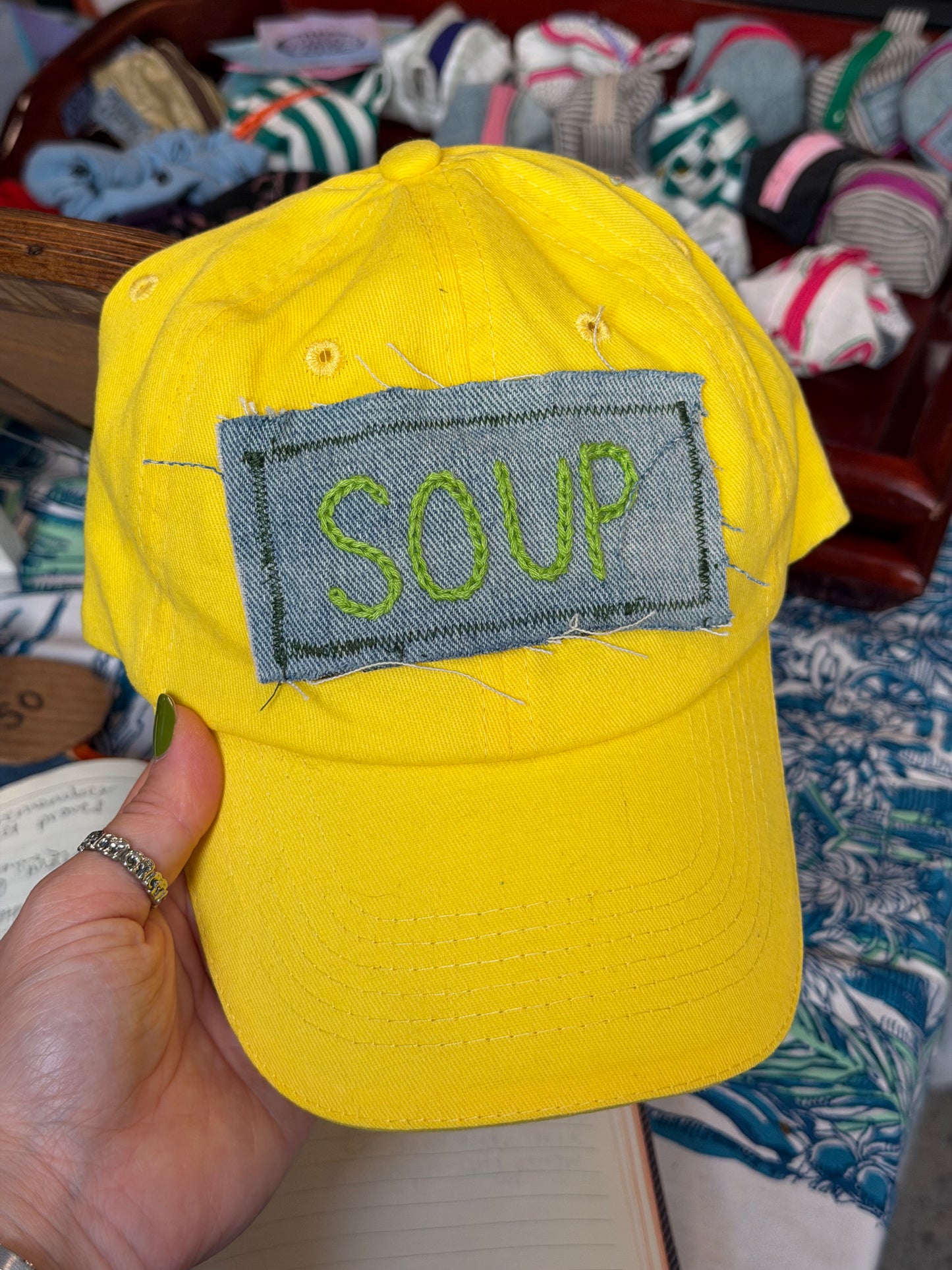 neon SOUP hat