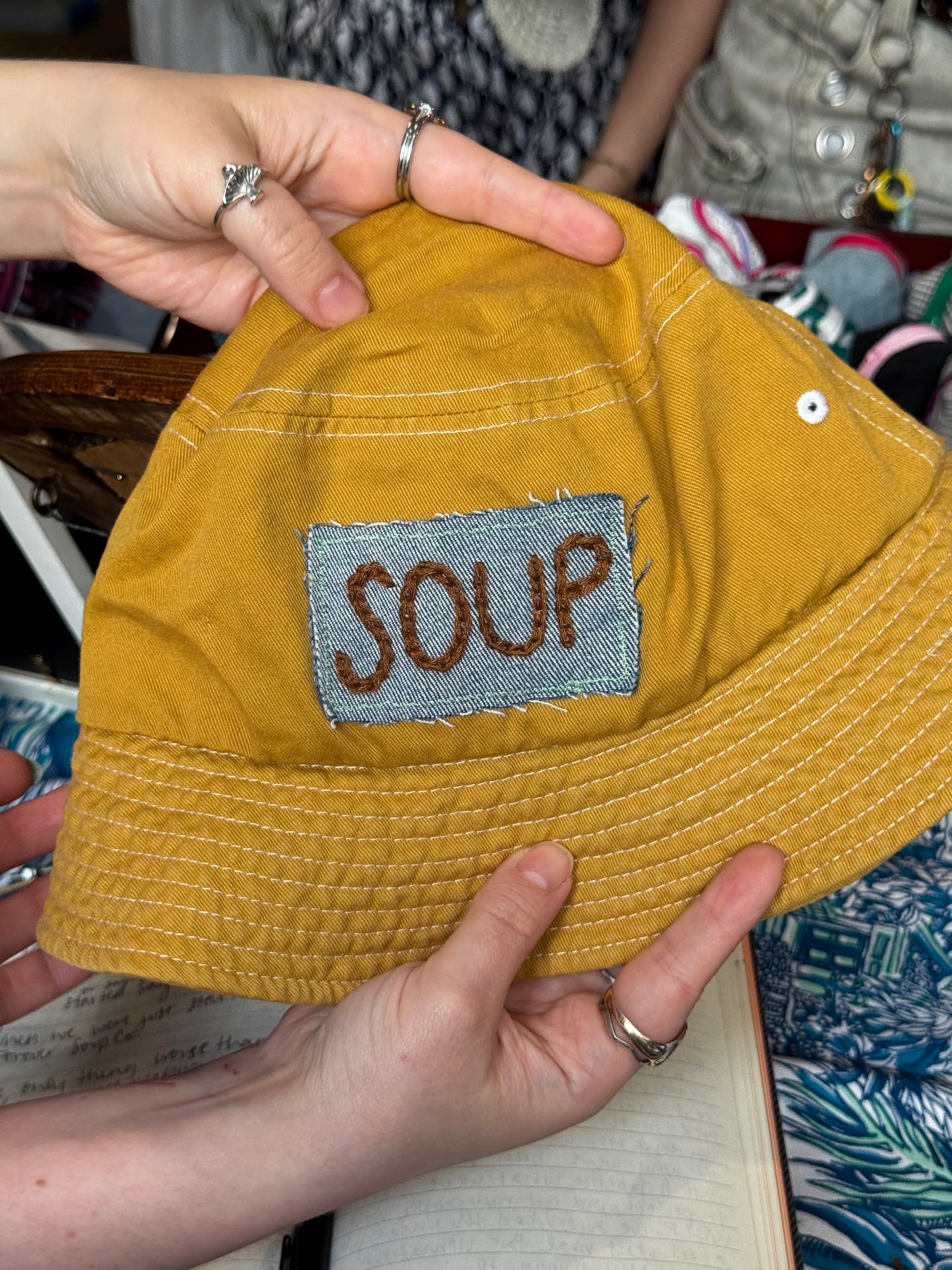 mustard SOUP bucket hat