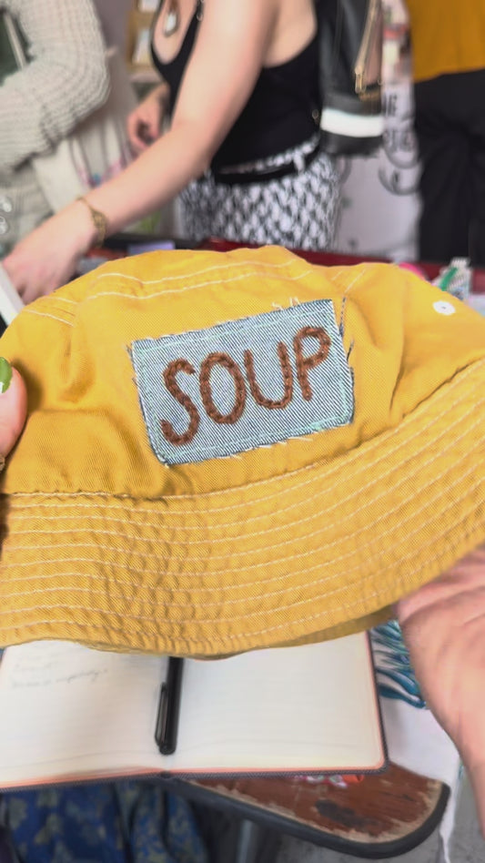 mustard SOUP bucket hat
