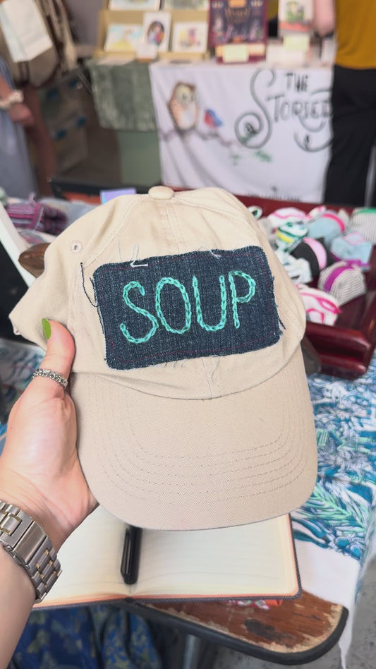 tan SOUP hat
