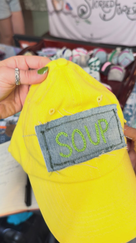 neon SOUP hat